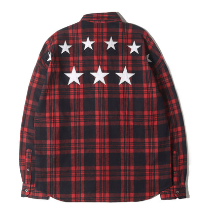 スターアップリケ チェック フランネルシャツ(ARCH STAR FLANNEL CHECK SHIRTS)