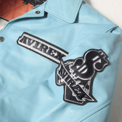 [希少 ハイローラー] 90s HI-ROLLERS オールレザー スタジャン