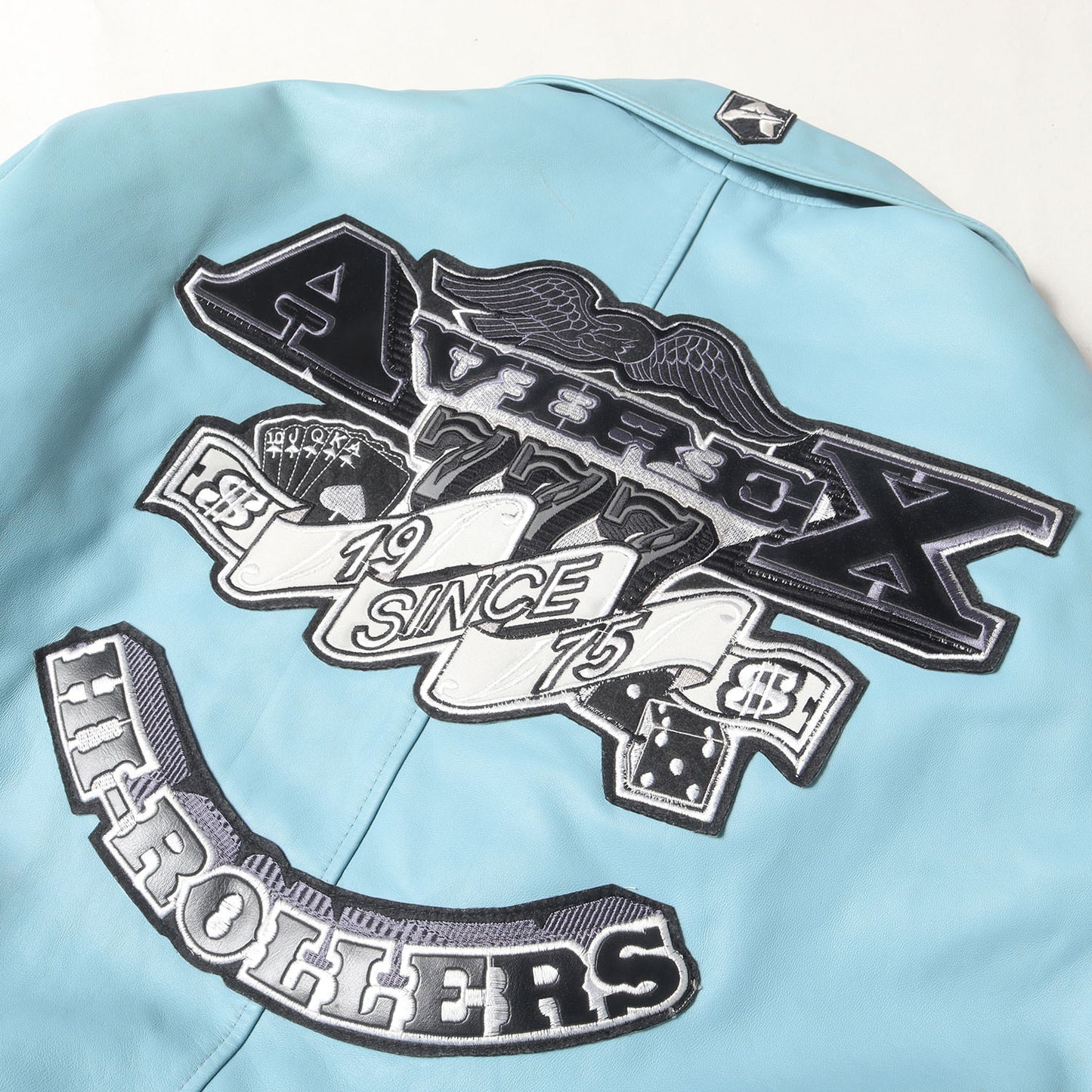 [希少 ハイローラー] 90s HI-ROLLERS オールレザー スタジャン