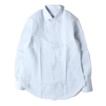 ジャガードストライプ コットン シャツ