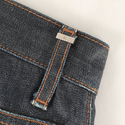 07AW エディ期 シャープノーテーション コーティング スリム デニムパンツ