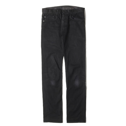 クリス ヴァン アッシュ期 08AW ワックスコーティング ストレッチ スキニーパンツ