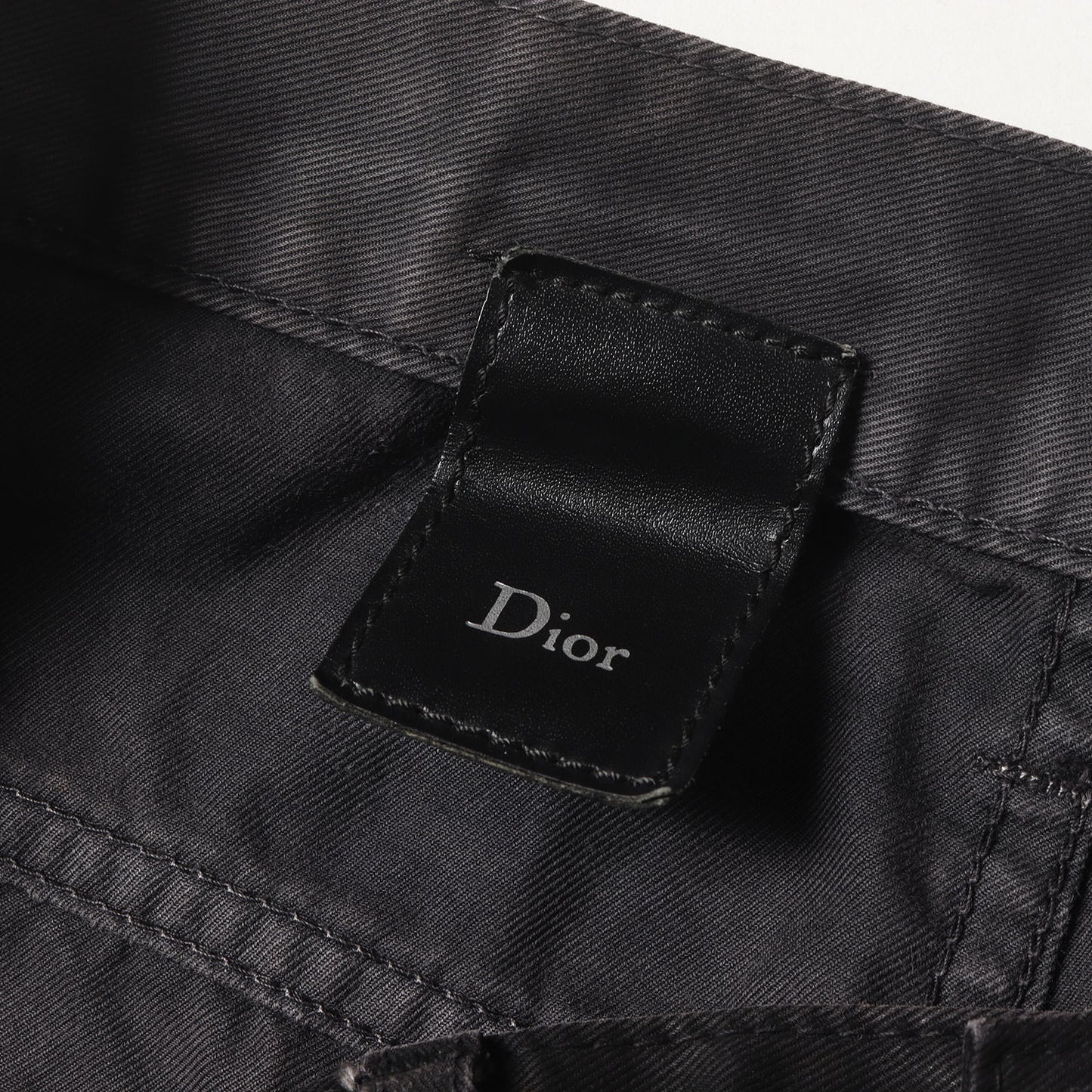 クリス ヴァン アッシュ期 08AW ワックスコーティング ストレッチ スキニーパンツ