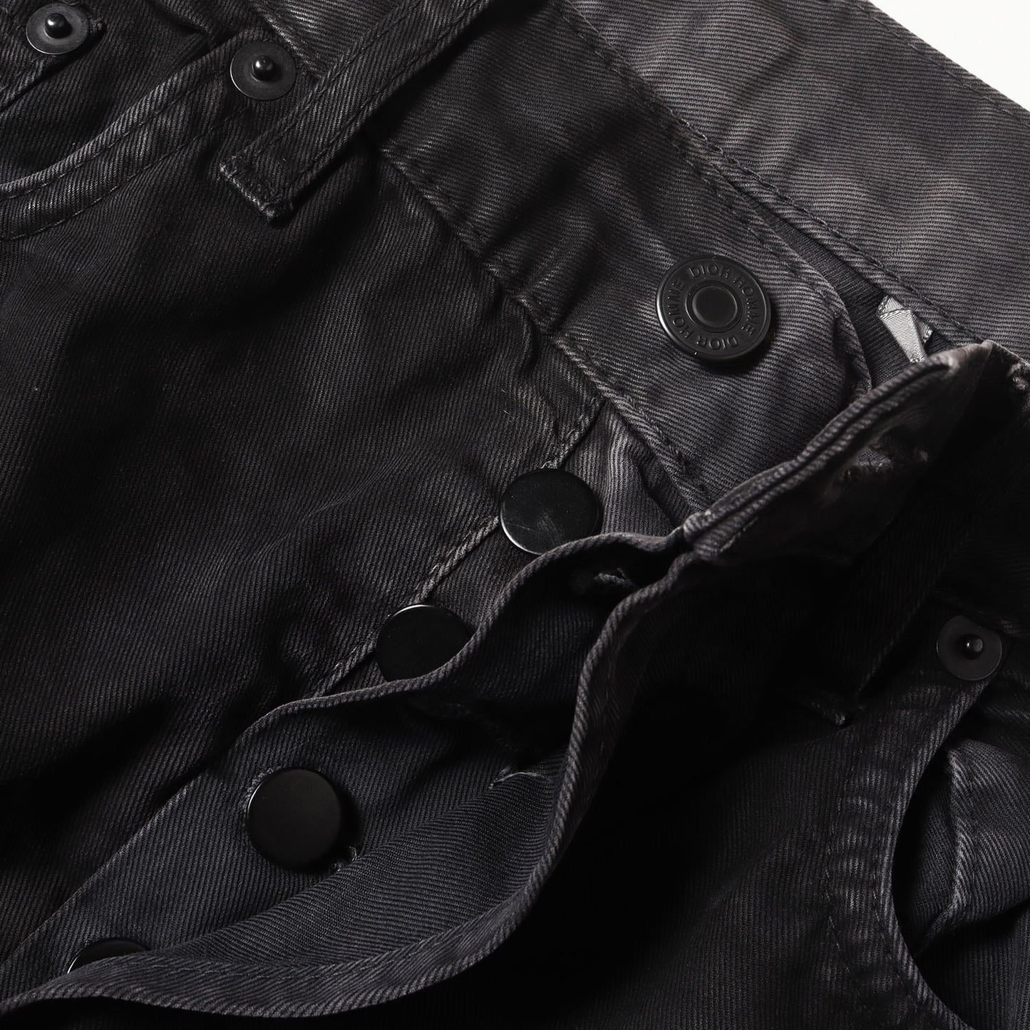 クリス ヴァン アッシュ期 08AW ワックスコーティング ストレッチ スキニーパンツ