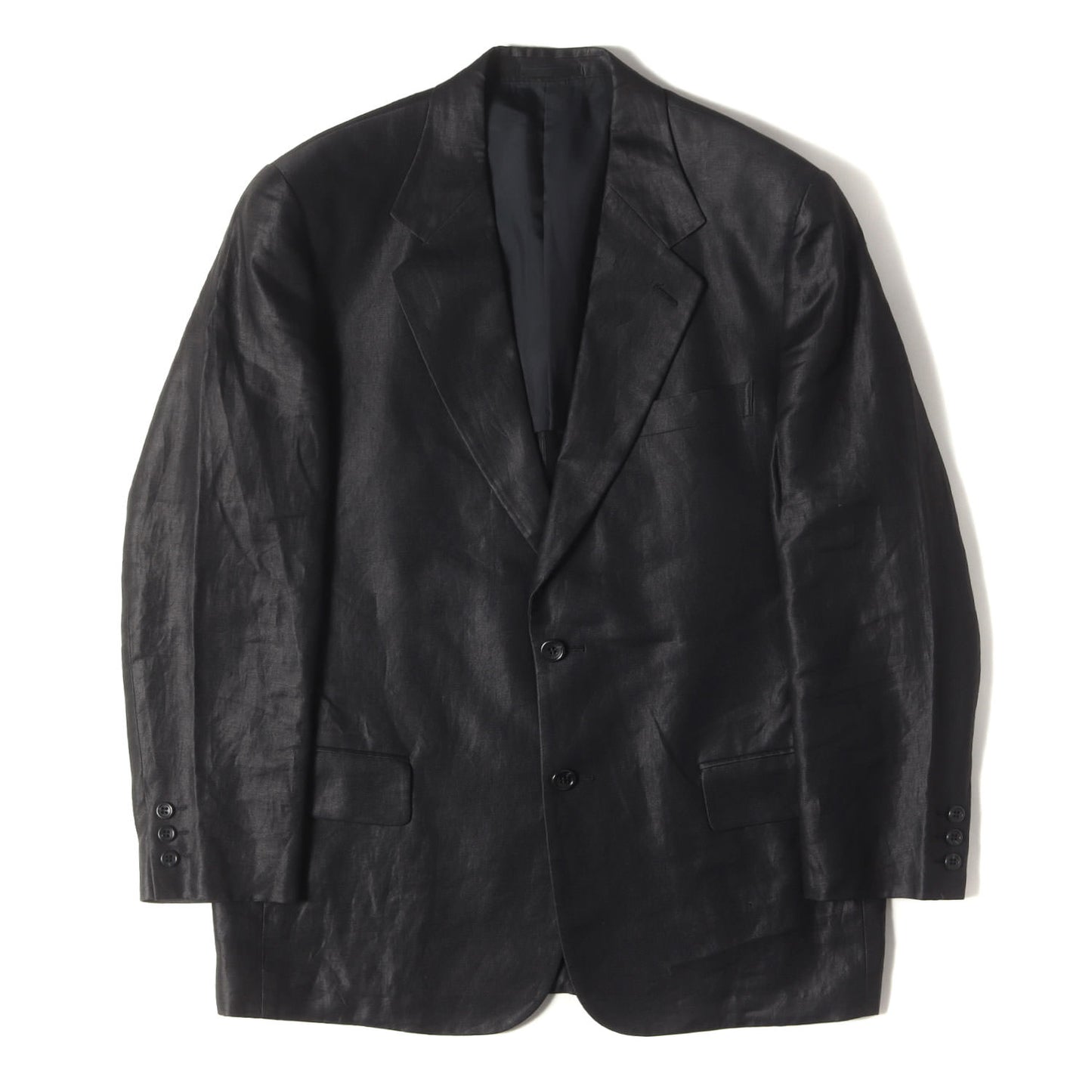 90s Christian Dior Monsieur リネン 2つボタン テーラードジャケット