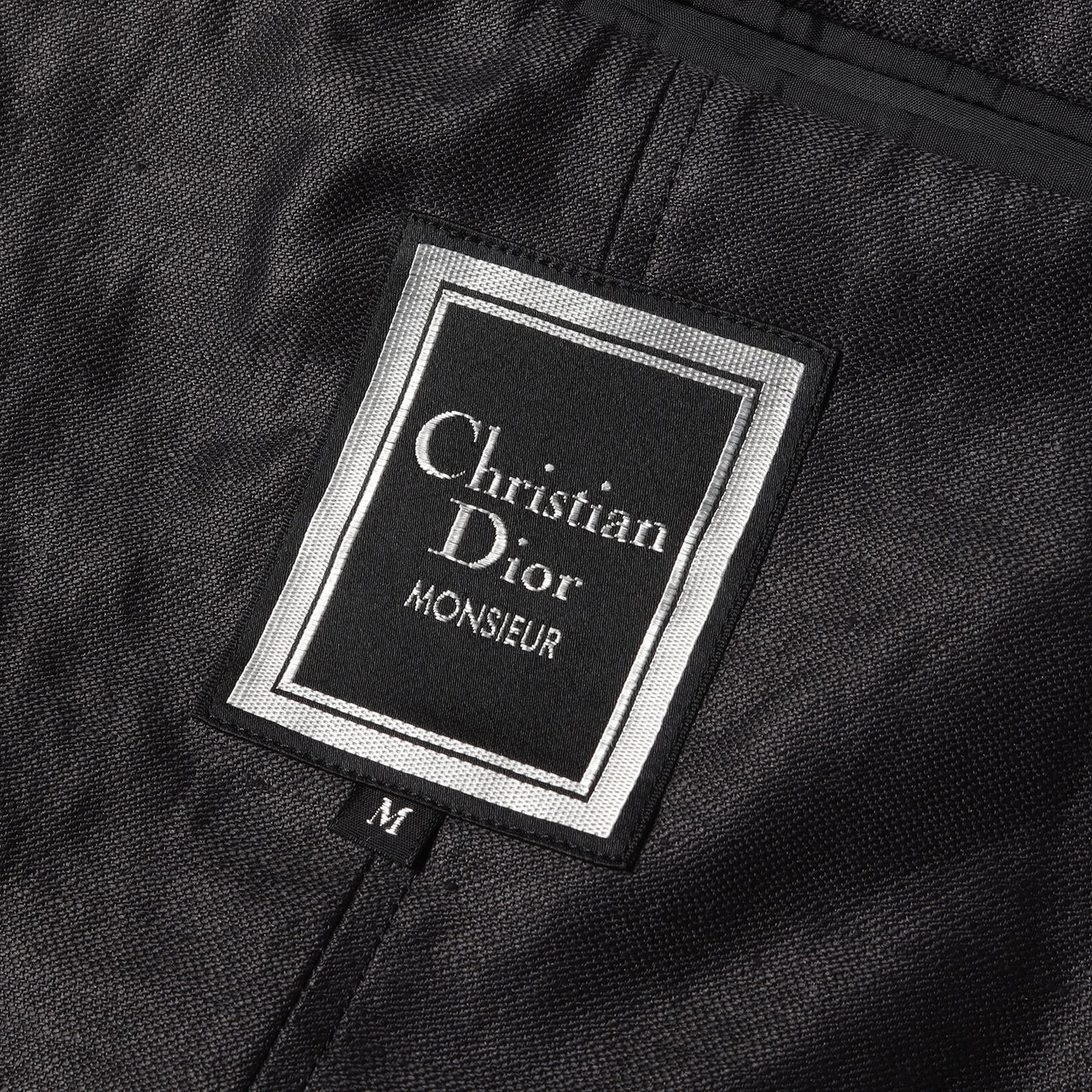 90s Christian Dior Monsieur リネン 2つボタン テーラードジャケット