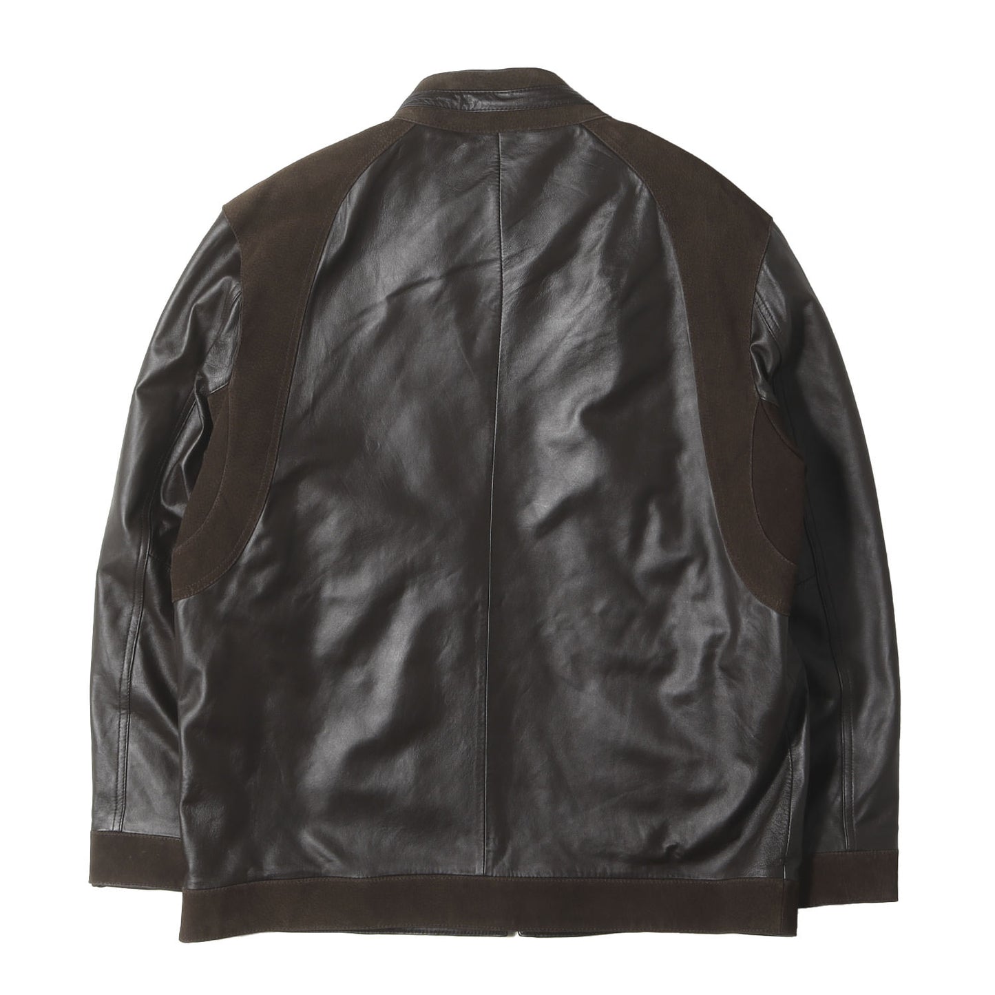 90s MODA VALENTINO スウェード コンビ シープスキンレザー ジャケット