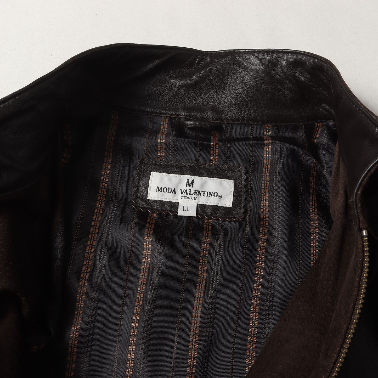 90s MODA VALENTINO スウェード コンビ シープスキンレザー ジャケット