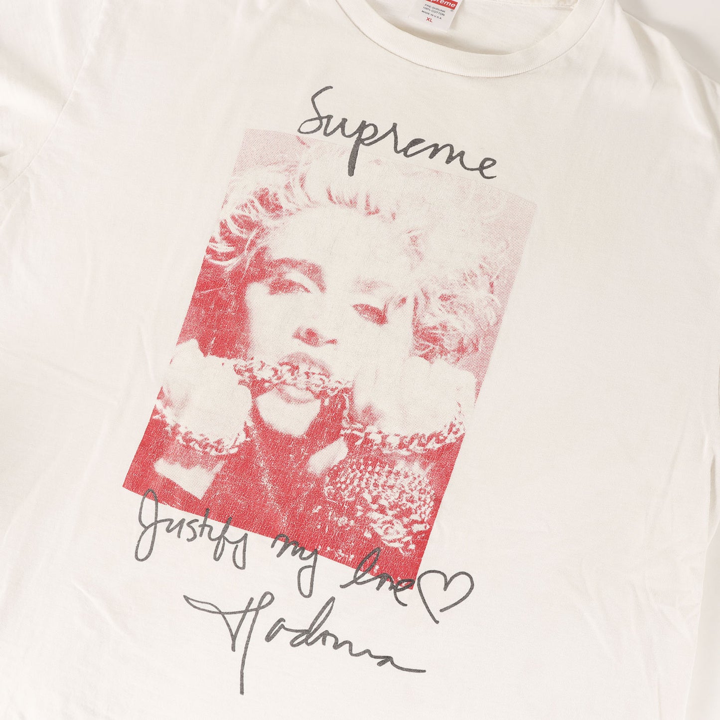 マドンナ フォト クルーネック Tシャツ(Madonna Tee)