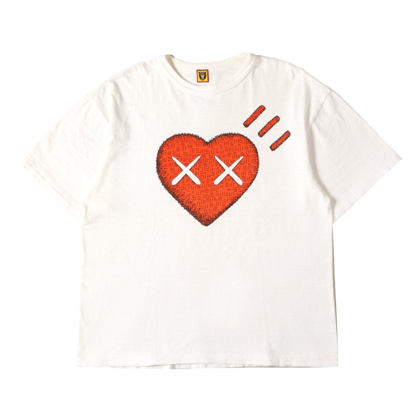 21AW ×KAWS オンラインストア限定 ハート プリント Tシャツ