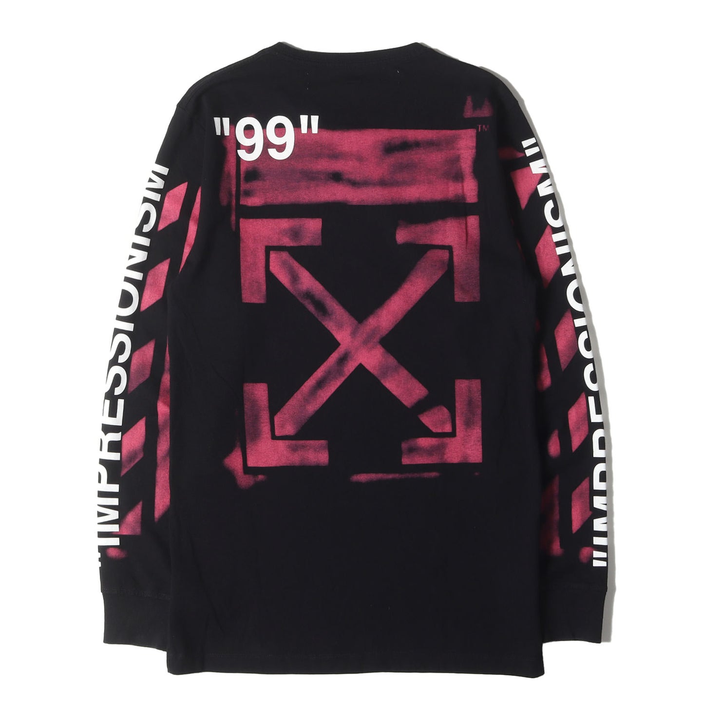 ステンシル アロー ロングスリーブ Tシャツ(DIAG STENCIL L/S TEE)