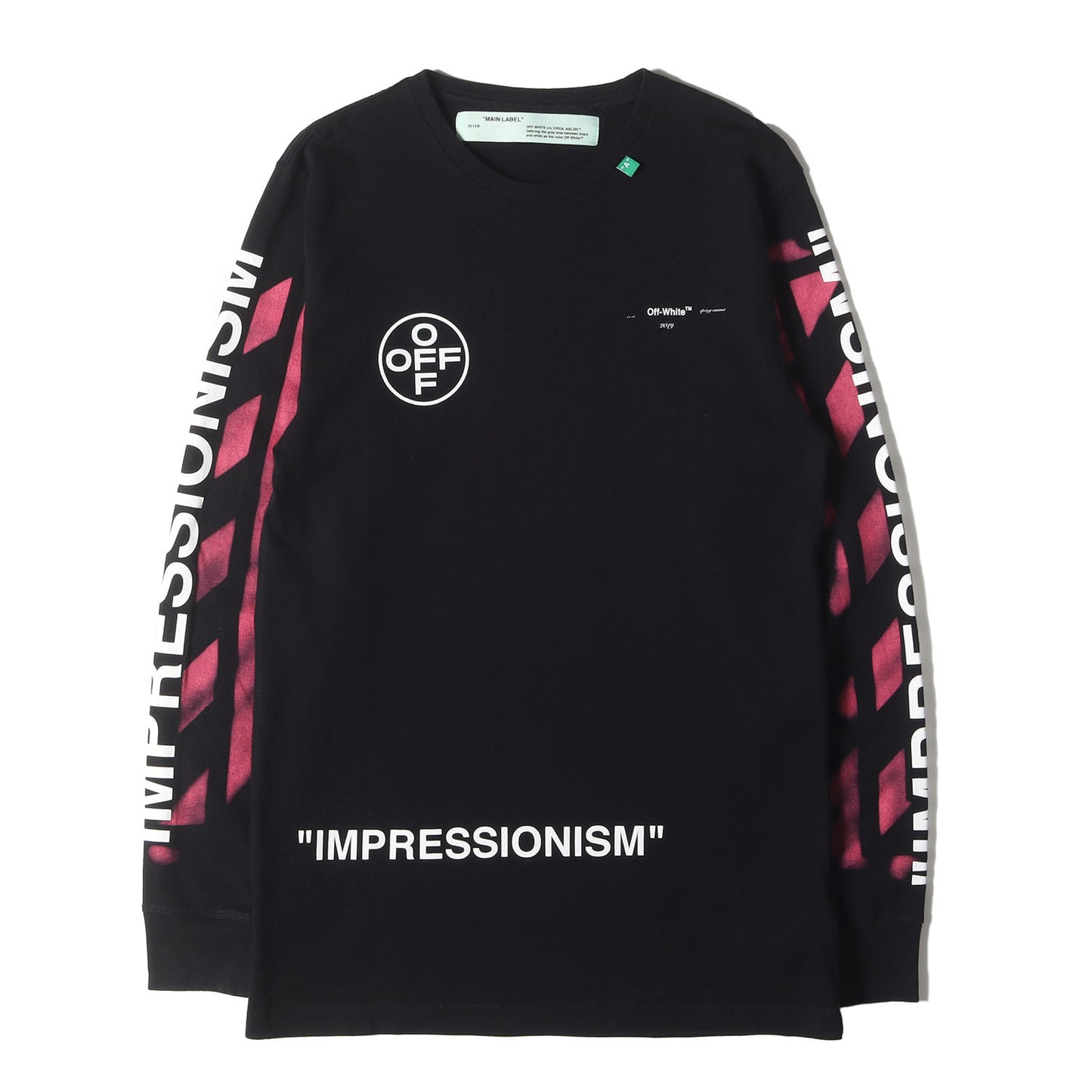 ステンシル アロー ロングスリーブ Tシャツ(DIAG STENCIL L/S TEE)