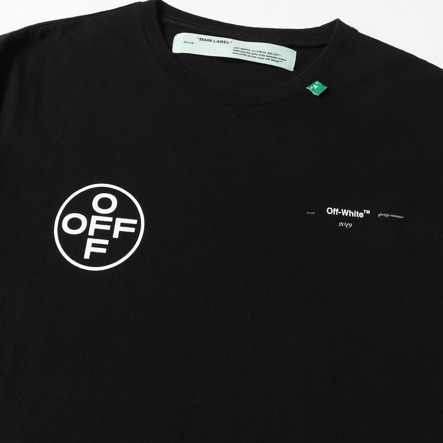 ステンシル アロー ロングスリーブ Tシャツ(DIAG STENCIL L/S TEE)