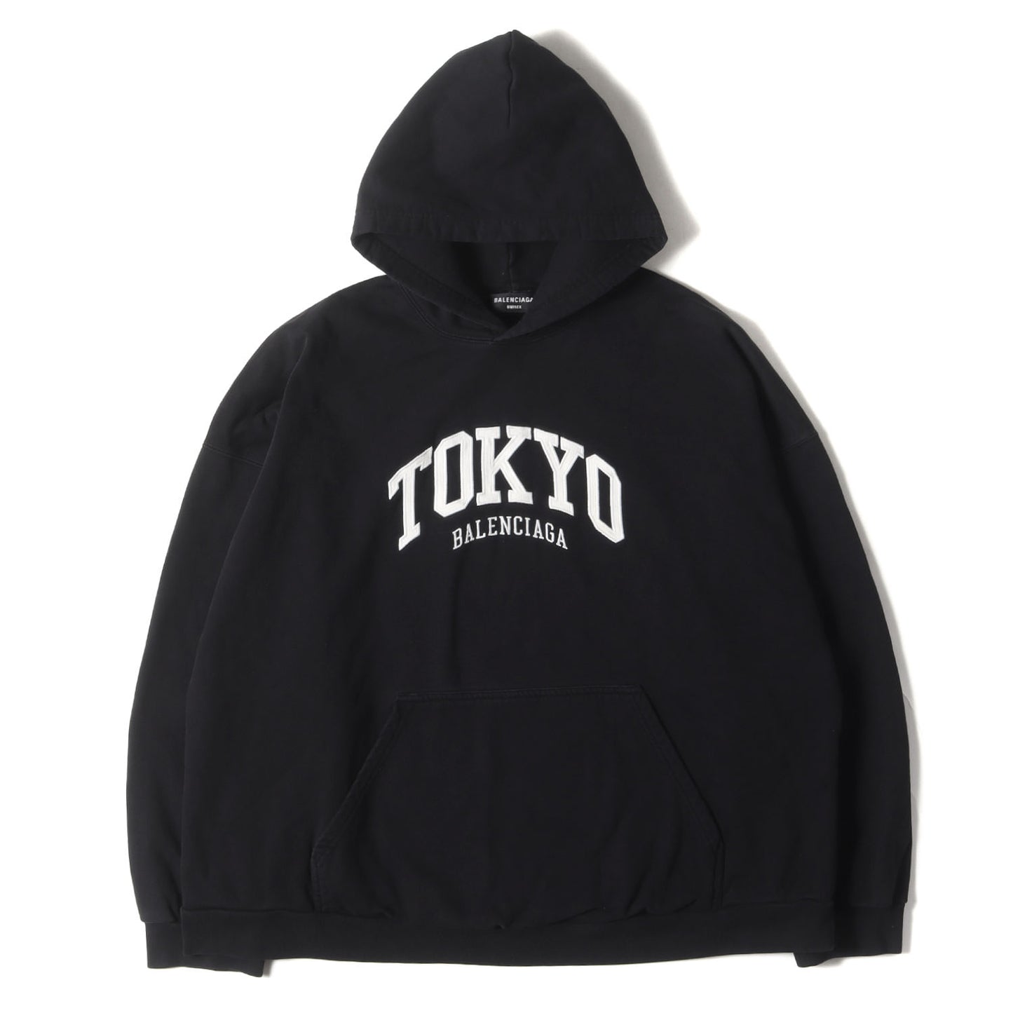 22AW TOKYOアップリケロゴ オーバーサイズ スウェットパーカー(TOKYO HOODIE)