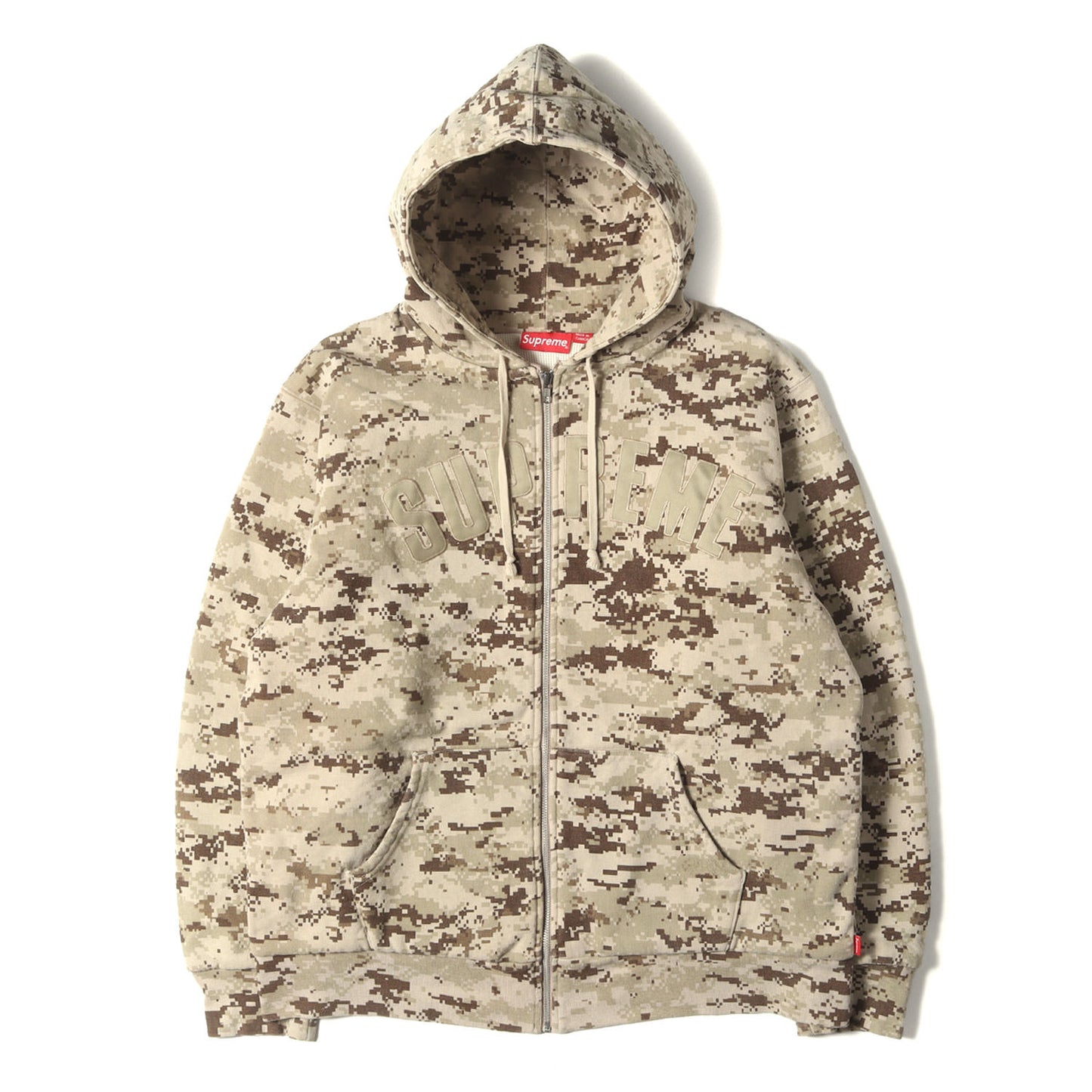 デジカモ アーチロゴ サーマル ジップ スウェットパーカー(Arc Logo Thermal Zip Up Sweatshirt)