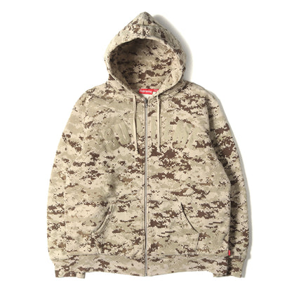 デジカモ アーチロゴ サーマル ジップ スウェットパーカー(Arc Logo Thermal Zip Up Sweatshirt)