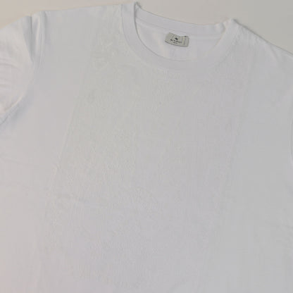 22SS フロント ペイズリー刺繍 クルーネック Tシャツ