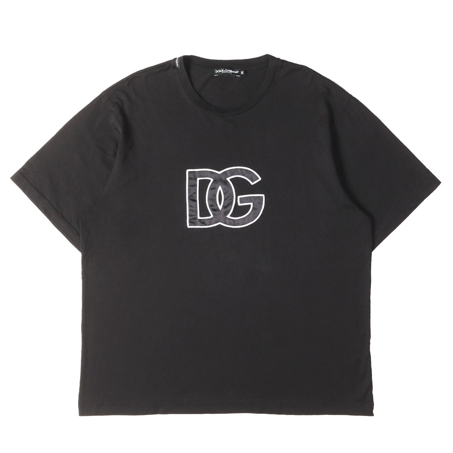 23SS DGロゴ サテンアップリケ クルーネック Tシャツ