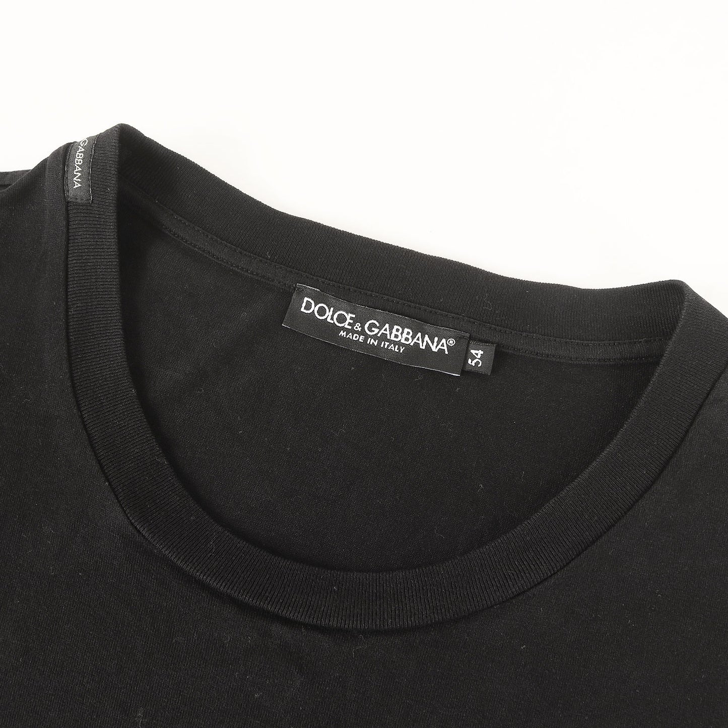 23SS DGロゴ サテンアップリケ クルーネック Tシャツ
