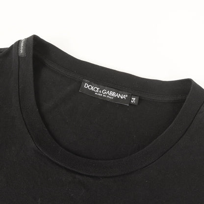 23SS DGロゴ サテンアップリケ クルーネック Tシャツ