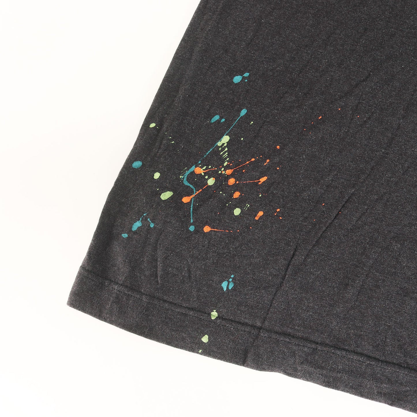 24SS ドリップペイントDGロゴ ポケット Tシャツ(Flocked Paint Splatter Melange Cotton jersey T-Shirt)