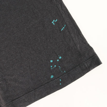 24SS ドリップペイントDGロゴ ポケット Tシャツ(Flocked Paint Splatter Melange Cotton jersey T-Shirt)