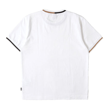 現行タグ リブライン マーセライズコットン Tシャツ(Mercerised-cotton T-shirt)
