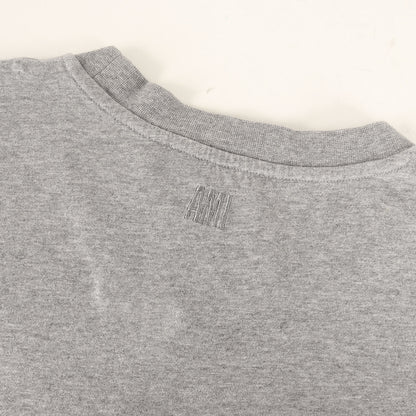 ハートロゴ刺繍 クルーネック Tシャツ