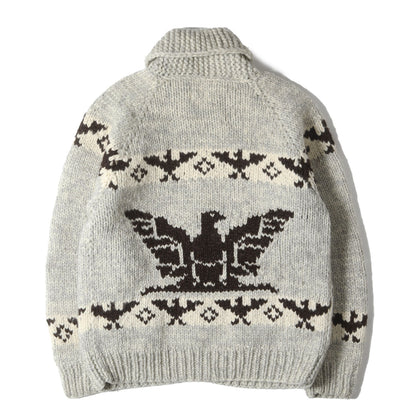 サンダーバード柄 フルジップ カウチンニット カナダ製