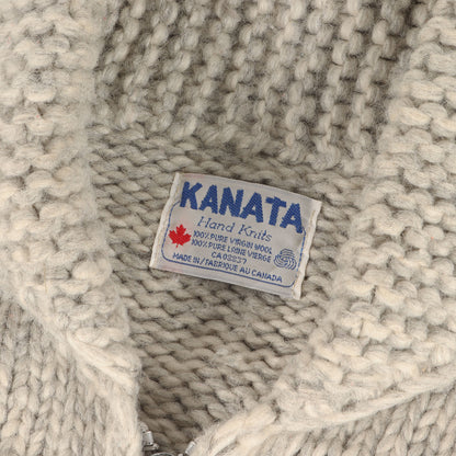 サンダーバード柄 フルジップ カウチンニット カナダ製