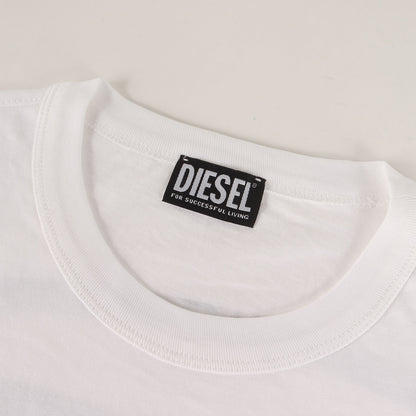 近年モデル 地球柄 ロゴマーク クルーネック Tシャツ(T-WASH-L6)