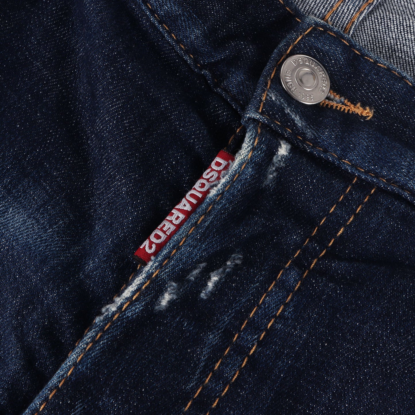 21AW ダメージリペア加工 ストレッチ テーパード デニムパンツ(SkaterJean)