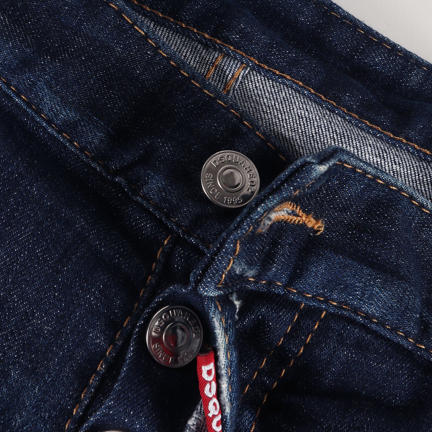21AW ダメージリペア加工 ストレッチ テーパード デニムパンツ(SkaterJean)