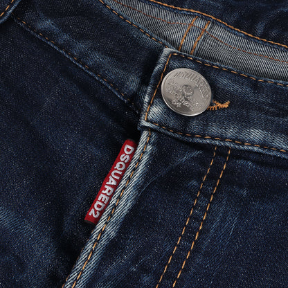 23AW ダメージリペア加工 ストレッチ テーパード デニムパンツ(Super Twinky Jean )