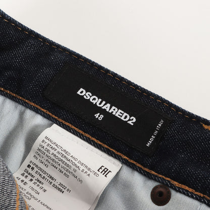 22SS ダメージリペア加工 ストレッチ テーパード デニムパンツ(SKATER JEAN)