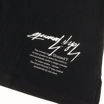 裾ロゴ クルーネック Tシャツ
