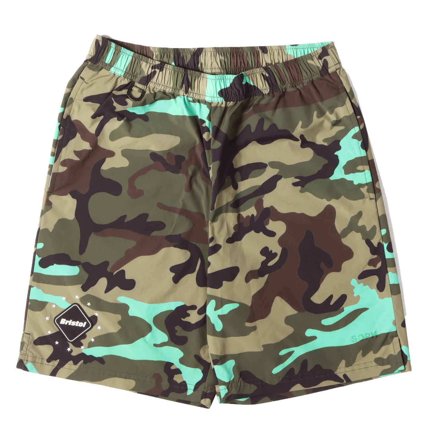 22AW カモフラージュ ストレッチ チーム ショーツ(CAMOUFLAGE TEAM SHORTS)