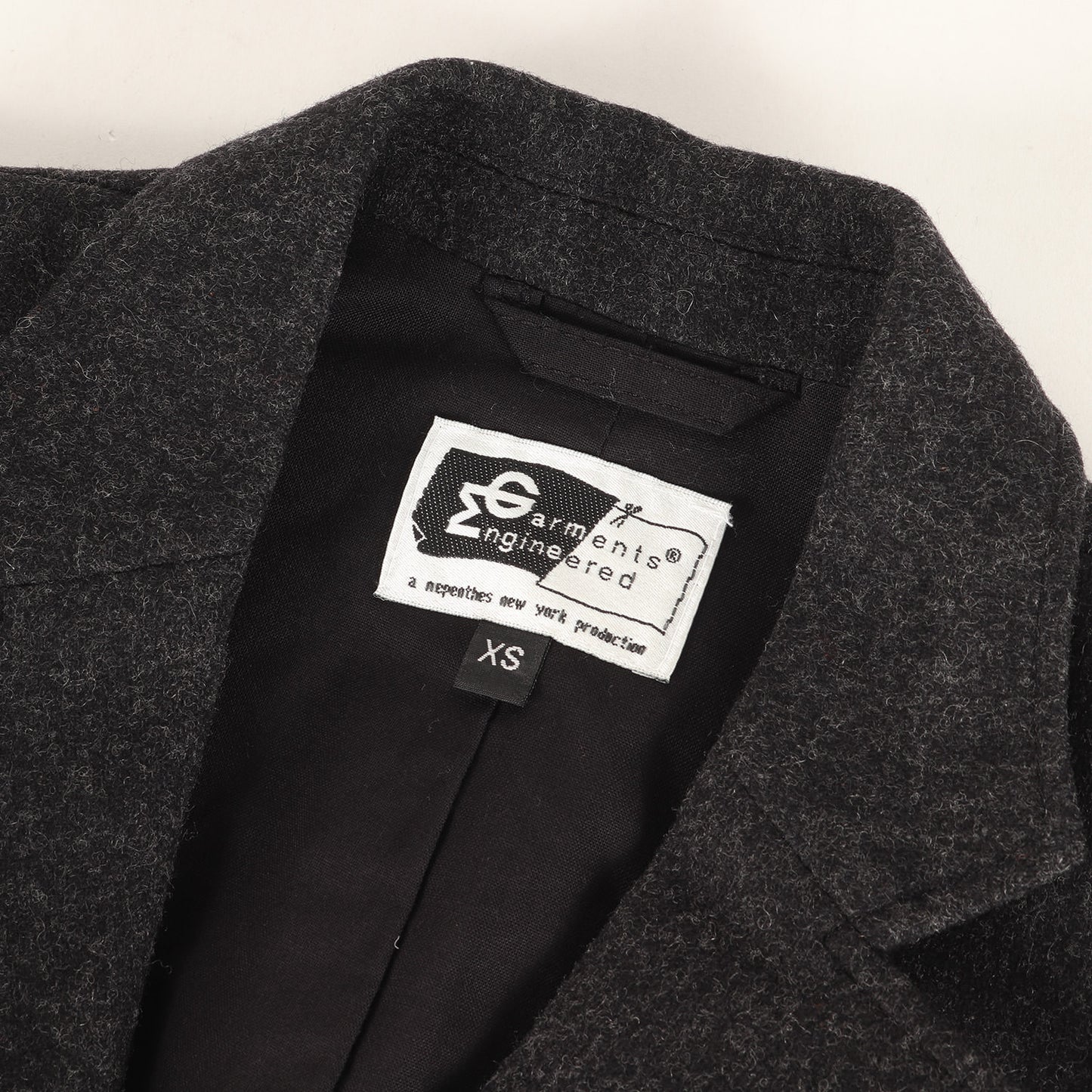 メルトンウール 3つボタン ワークジャケット