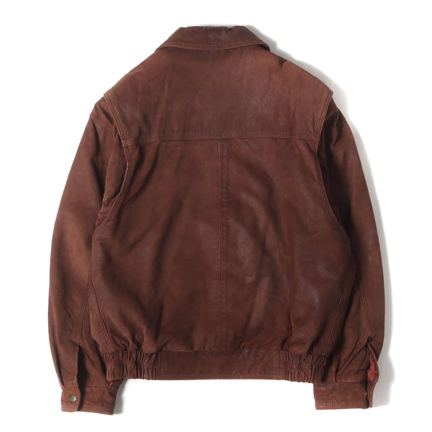 [ヴィンテージ OLD COACH] 90s ヌバックレザー フルジップ 中綿ジャケット