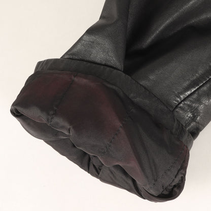 90s 裏地キルティング カウレザー カーコート / ing イング