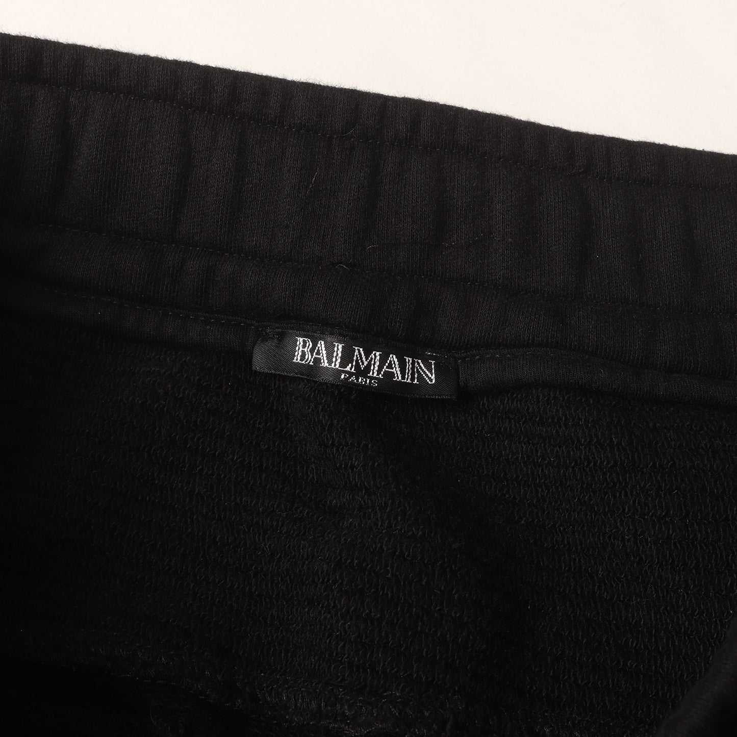 テープロゴ バイカー スキニー スウェットパンツ