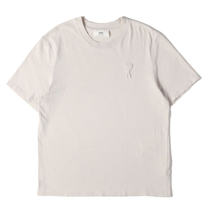 エンボス ハートロゴ クルーネック Tシャツ