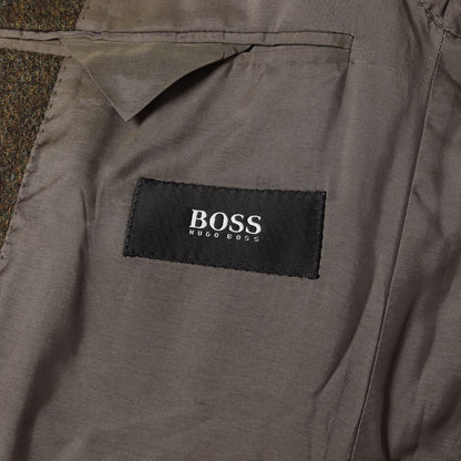 ×HARRIS TWEED ツイード 2つボタン テーラードジャケット