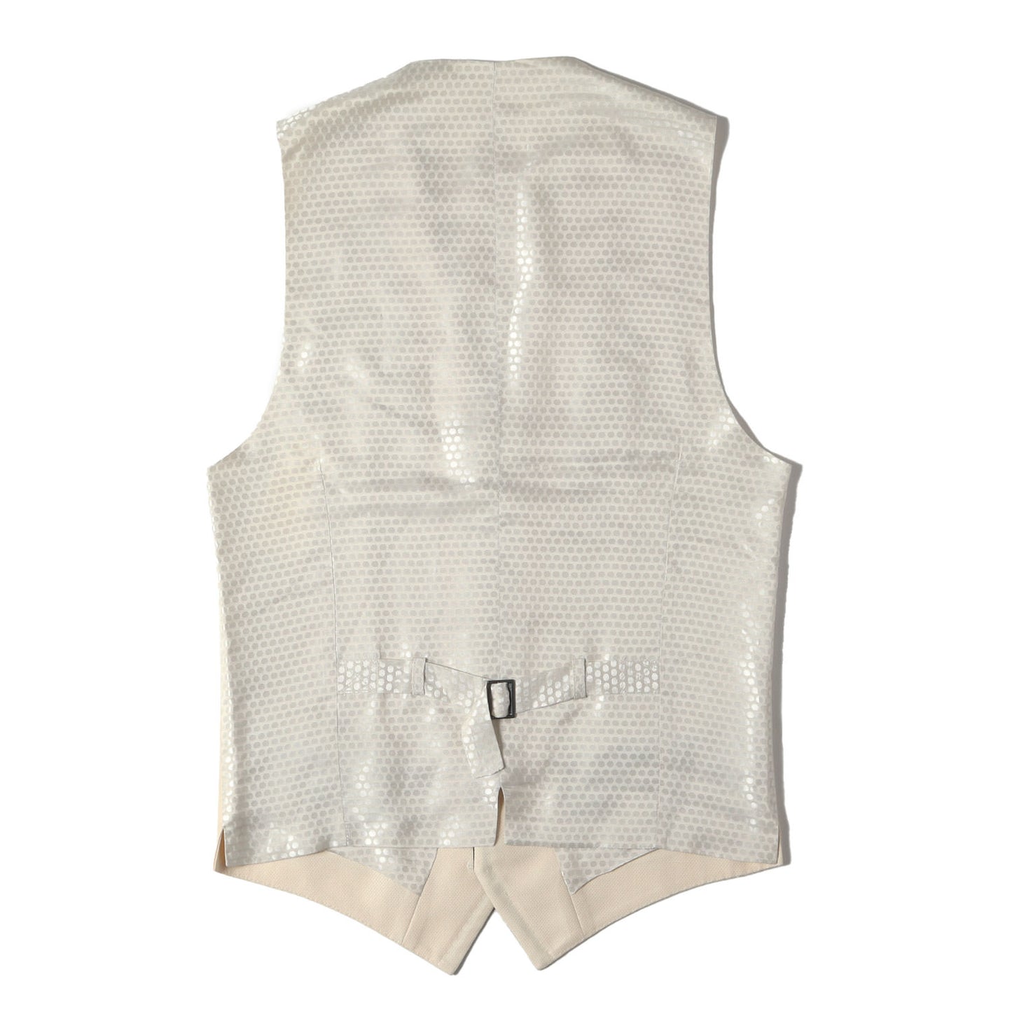 ウール/シルク シャドードット ベスト