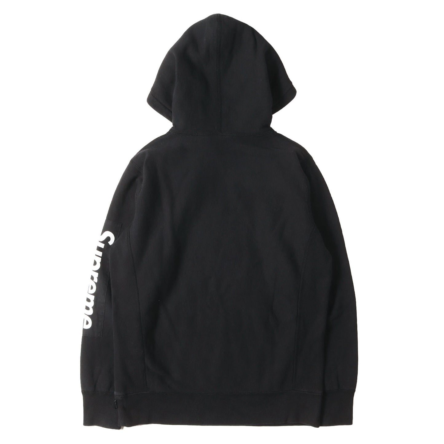 袖パッチ付き スウェット パーカー(Sleeve Patch Hooded Sweatshirt)