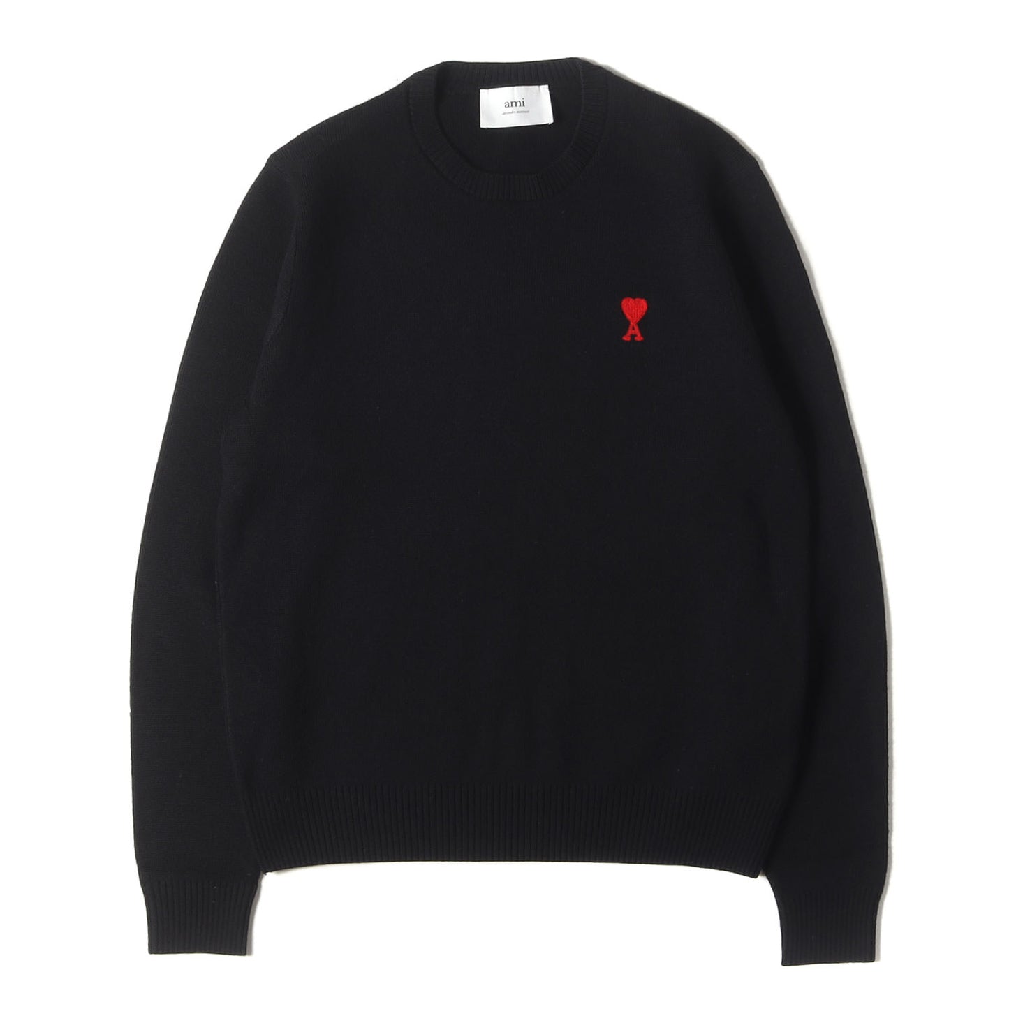 ロゴ刺繍 クルーネック ウールニット(Crew Neck Sweater)