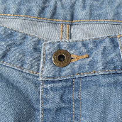 CALIF. ヴィンテージ加工 ストレッチ スリム デニムパンツ(J8717R01 Rosewood)