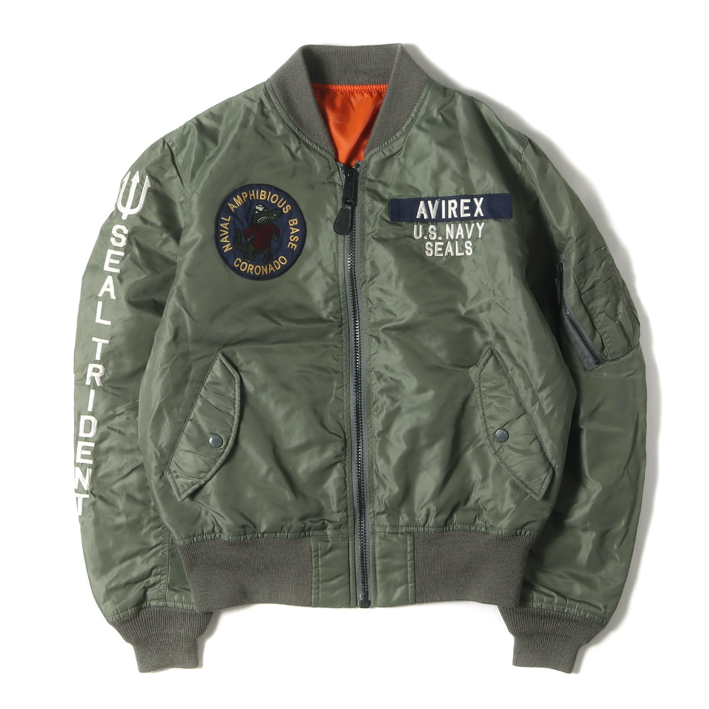 NAVY SEALs ライトウェイト MA-1 フライトジャケット (LIGHT MA-1 SEAL TEAM 7)