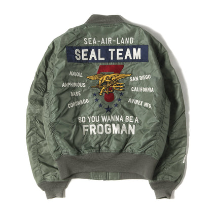 NAVY SEALs ライトウェイト MA-1 フライトジャケット (LIGHT MA-1 SEAL TEAM 7)