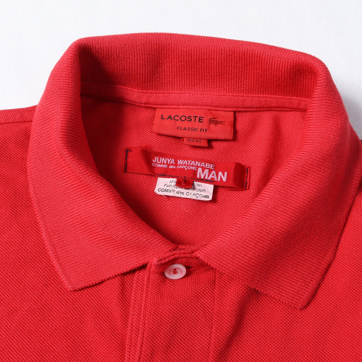 ×LACOSTE コットン鹿の子 ポロシャツ(CLASSIC FIT)
